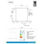 Markslöjd TORINO Pendant 5L White - MS-107783