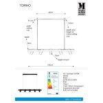 Markslöjd TORINO Pendant 5L Black - MS-107784