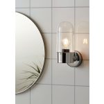 Markslöjd ZEN Wall 1L Chrome/Clear IP44 - MS-107798