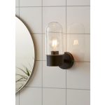 Markslöjd ZEN Wall1L Black/Clear IP44 - MS-107800
