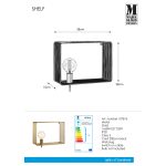 Markslöjd SHELF Wall 1L Gold - MS-107815