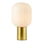 Markslöjd BROOKLYN Stołowa 1L 44cm Złoty Szczotkowany/Biała - MS-107868