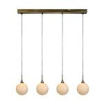 Markslöjd QUATTRO XL Wisząca 4L Antyczny/Biała - MS-107869