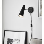 Markslöjd PEAK Kinkiet 1L Czarna - MS-107898