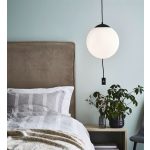 Markslöjd HERE Wisząca 3L Czarna/Biała - MS-107902