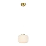 Markslöjd SOBER Wisząca 1L Złoty Szczotkowany/Biała - MS-107918