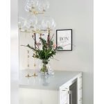 Markslöjd CROWN Wisząca 9L Złoty Szczotkowany/Przeźroczysty - MS-107920