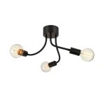 Markslöjd MEDUSA Sufitowa 3L Czarna/Szary - MS-107930