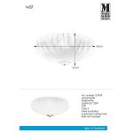 Markslöjd MIST Plafon 3L Biała - MS-107939