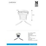 Markslöjd GARDEN 24 Decklight 3-set 0,8W Steel - MS-107988