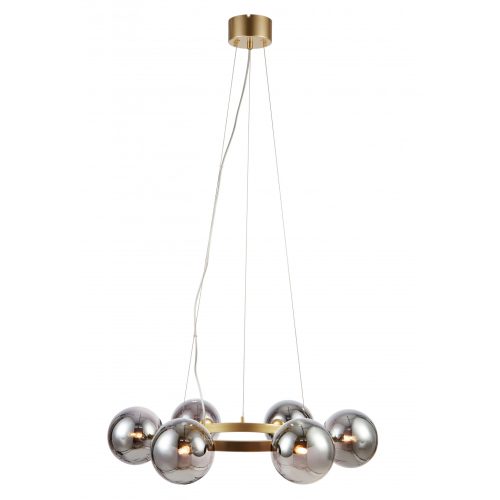 Markslöjd CIRCLE Pendant 6L Gold/Smoke - MS-108050