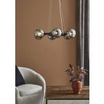 Markslöjd CIRCLE Pendant 6L Black/Smoke - MS-108051