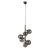 Markslöjd CALLISTO Pendant 6L Black/Smoke - MS-108108
