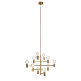 Markslöjd PARIS Pendant 10 L Dark Brass - MS-108117