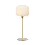 Markslöjd SOBER Table Small 1L Brushed Brass/White - MS-108120