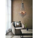 Markslöjd ALLINGTON Chandelier 3L Black/Black Chrome - MS-108124
