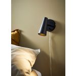 Markslöjd CREST Wall 1L Black - MS-108200