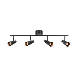 Markslöjd CREST Ceiling 4L Black - MS-108202