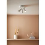 Markslöjd CREST Ceiling 3L Round Sandy White - MS-108203