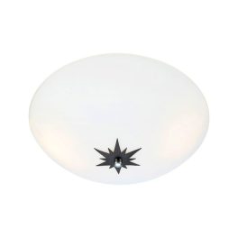 Markslöjd ROSE Plafond 35cm White/Black - MS-108207