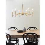 Markslöjd MONARCH Pendant 6L Painted Gold - MS-108210