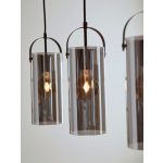 Markslöjd GLORY Pendant 3L Black/Smoke - MS-108219