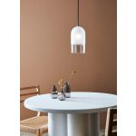 Markslöjd COPE Pendant 1L Frosted/Clear/Black - MS-108225