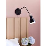 Markslöjd HOUSE Wall 1L Black/Steel - MS-108250