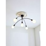 Markslöjd CRUX Ceiling 5L Black - MS-108280