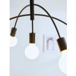 Markslöjd CRUX Ceiling 5L Black - MS-108280