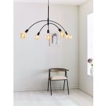 Markslöjd CRUX Pendant 5L Black - MS-108282