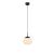 Markslöjd RISE Pendant 1L Black/White - MS-108295