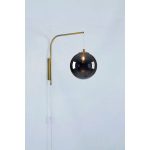 Markslöjd DIONE Wall 1L Smoke/Antique Brass - MS-108419