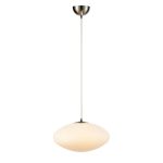 Markslöjd LOCUS Pendant 1L White/Steel - MS-108437