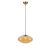 Markslöjd LOCUS Pendant 1L Amber/Brass - MS-108441