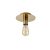 Markslöjd PIATTO Ceiling 1L Dark Brass - MS-108541