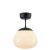 Markslöjd RISE Ceiling 1L White/Black - MS-108543