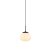 Markslöjd RISE Pendant 1L White/Black Small - MS-108547
