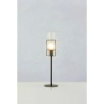 Markslöjd TUBO Table 1L 50cm Black/Clear - MS-108555