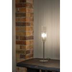 Markslöjd TUBO Table 1L 50cm Satin Nickel/Clear - MS-108557