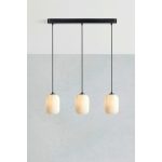 Markslöjd CAVA Pendant 3L Straight Black/White - MS-108563