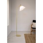 Markslöjd MIRA Floor 1L Brushed Brass/White - MS-108569