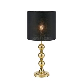 Markslöjd OCTO Table 1L Brass/Black - MS-108574