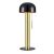Markslöjd COSTA Table 1L Black/Brushed brass - MS-108576