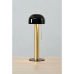 Markslöjd COSTA Table 1L Black/Brushed brass - MS-108576