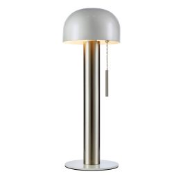 Markslöjd COSTA Table 1L Satin Nickel/White - MS-108577