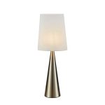 Markslöjd CONUS Table 1L Satin Nickel/Offwhite - MS-108624