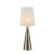 Markslöjd CONUS Table 1L Satin Nickel/Offwhite - MS-108624