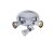 Markslöjd FOLIE Ceiling Round 3L White/Satin Nickel - MS-108628