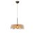 Markslöjd STYRKA Pendant 1L 63cm Beige/ Antique Brass/Amber - MS-108659